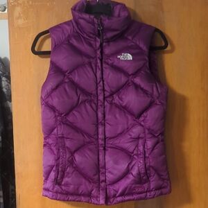 The North Face Women's Purple Puffer Vest